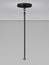 Surface Mount Stem Canopy (STB) 
*For use when structural blocking
 behind junction box is not present
 **Stem length not field adjustable